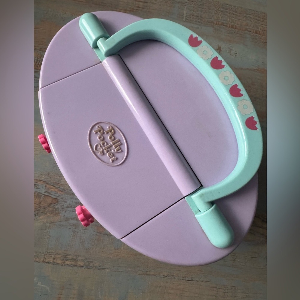 Polly Pocket 1991 Vintage Bluebird Pullout Playhouse Jewelry Box - Picture 7 of 16
